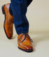Loake Atherton Tan Derby Shoes Lifestyle View