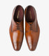 Loake Hannibal Chestnut Brown Derby Shoes Top View