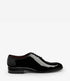 Loake Regal Black Patent Wholecut Dress Shoes Side View