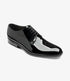 Loake Bow Black Patent Derby Dress Shoes