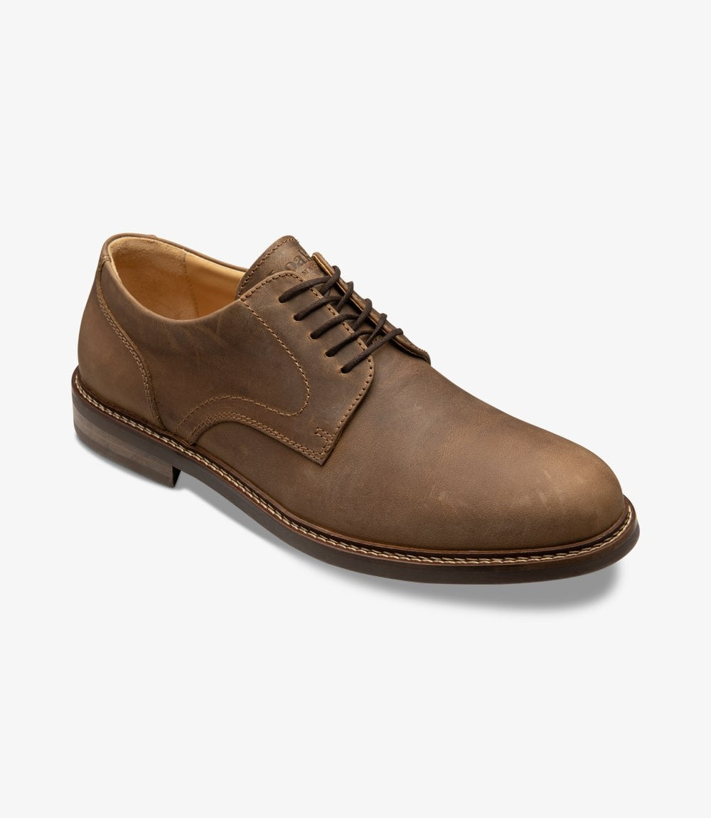 Loake Franklin Tan Plain Toe Oxford Shoes