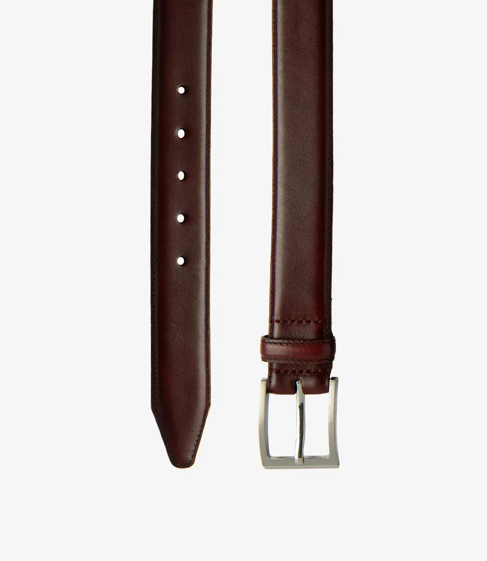 Loake Belt Philip Burgundy