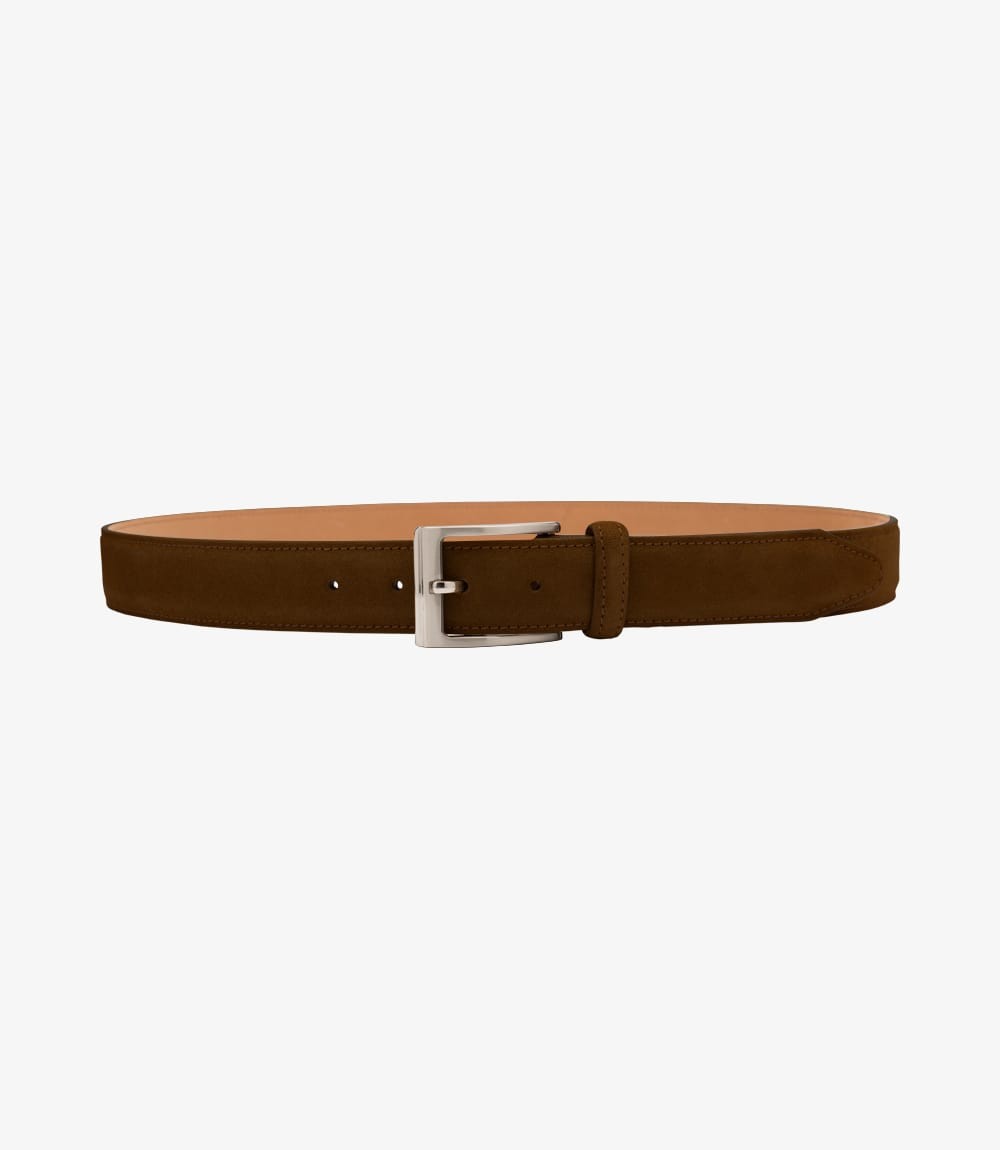 Loake Belt William Brown Suede