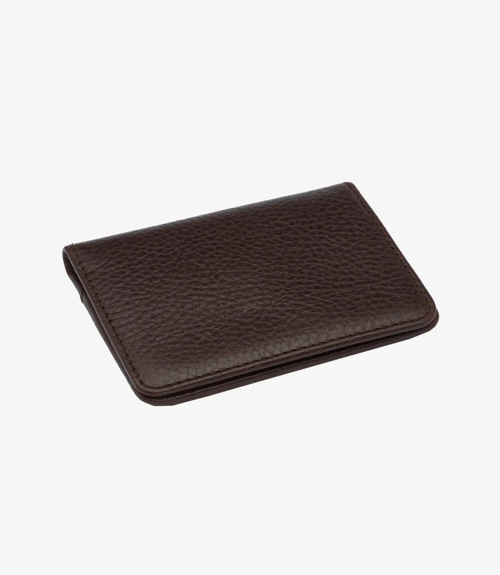 Loake Fenchurch Card Holder Brown Grain