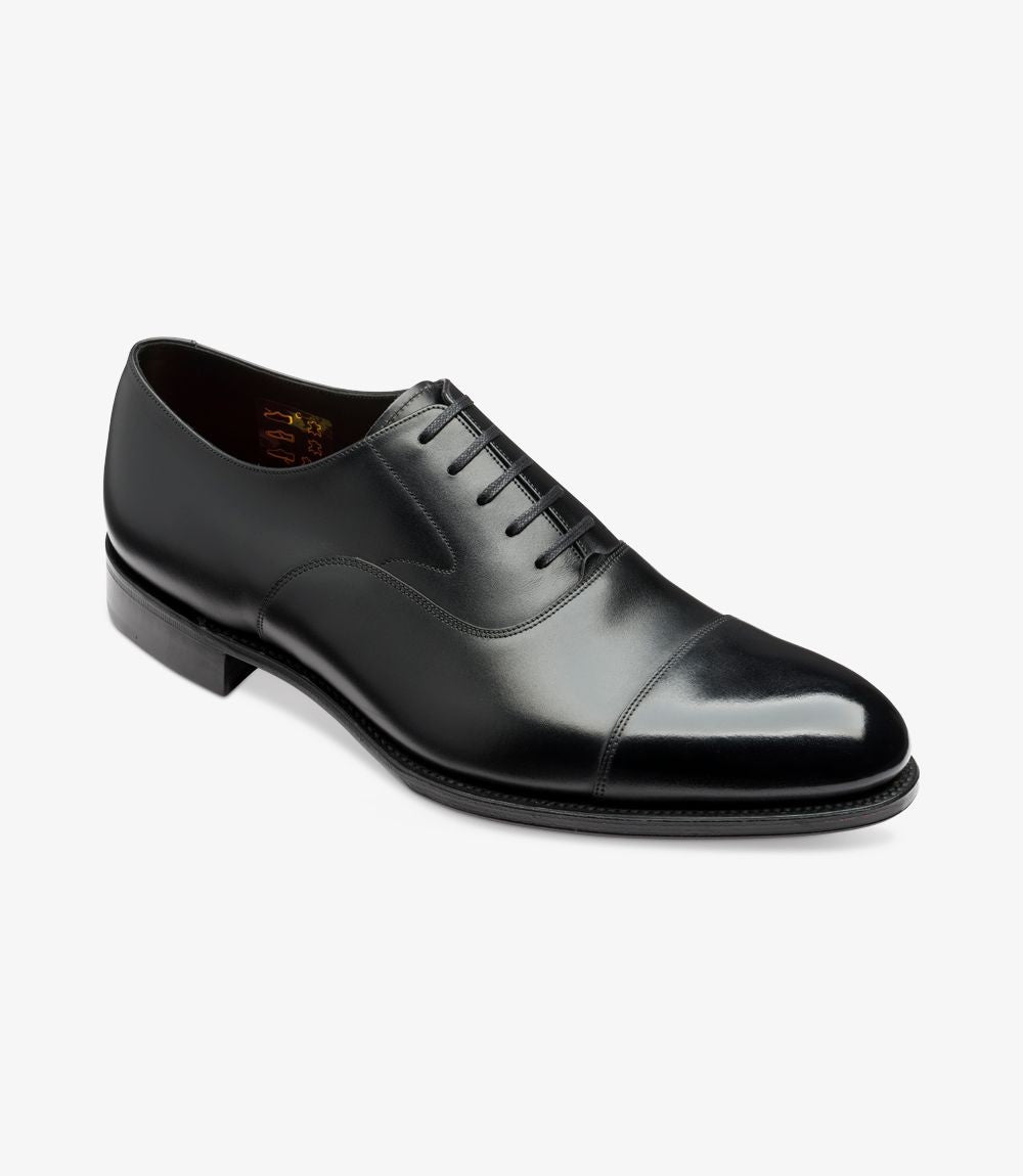 Loake Hanover Onyx Black Oxford Shoes  for Men