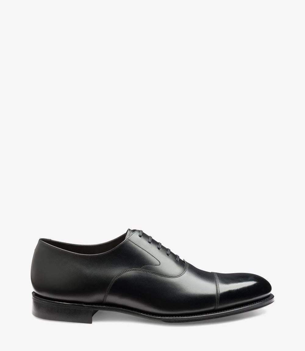 Loake Hanover Onyx Black Oxford Shoes for Men