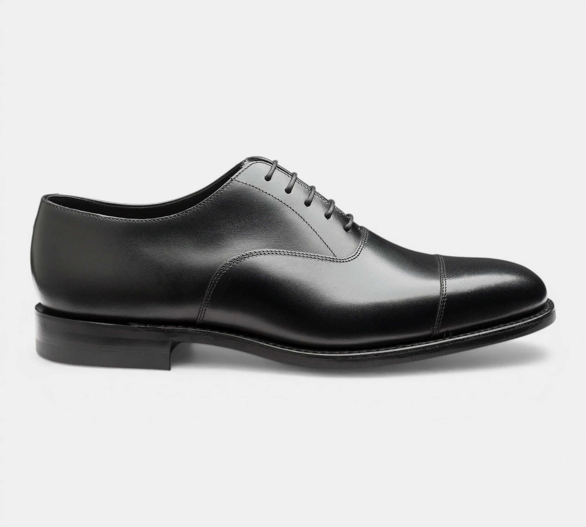 Loake Aldwych Black G Fit Oxford Shoes for Men