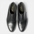 Loake Aldwych Black G Fit Oxford Shoes Top View