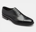 Loake Aldwych Black F Fit Oxford Shoes for Men