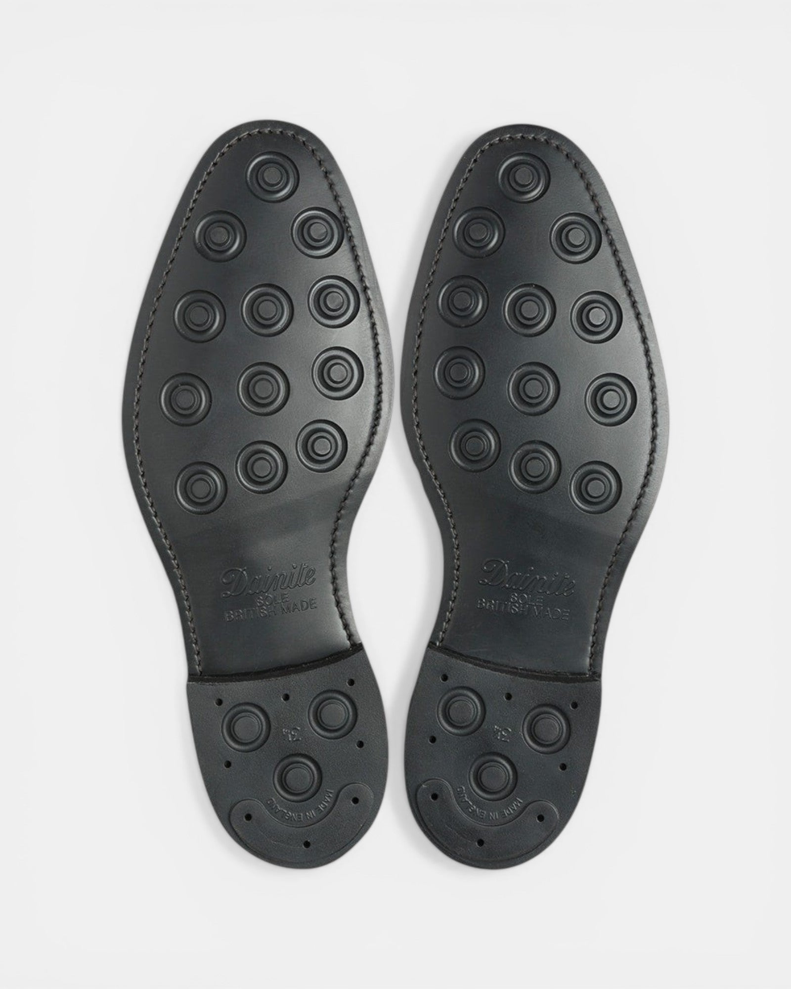 Loake Aldwych Black F Fit Oxford Shoes Sole Detail
