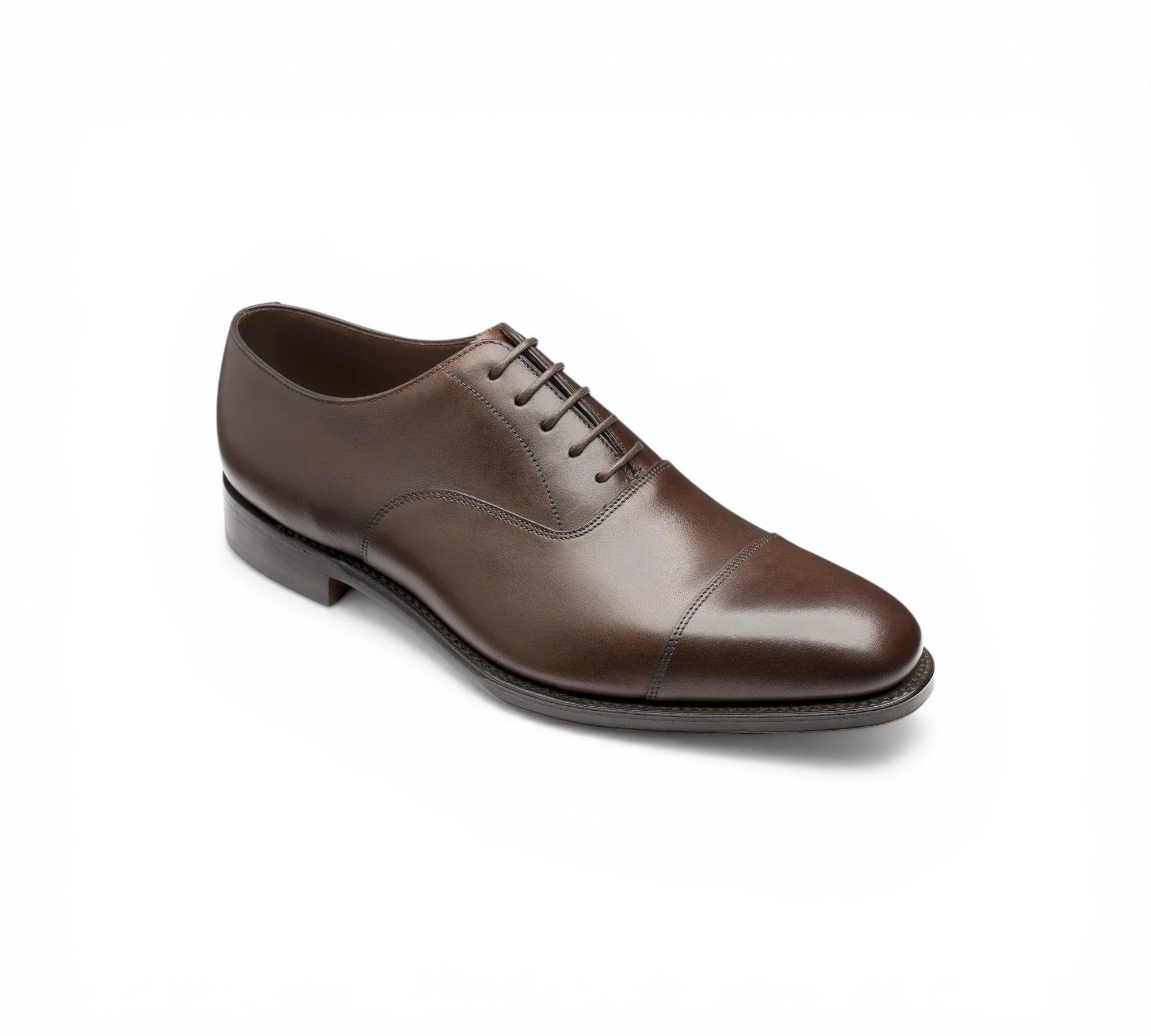 Loake Aldwych Dark Brown Oxford Shoes 