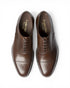 Loake Aldwych Dark Brown Oxford Shoes Top View