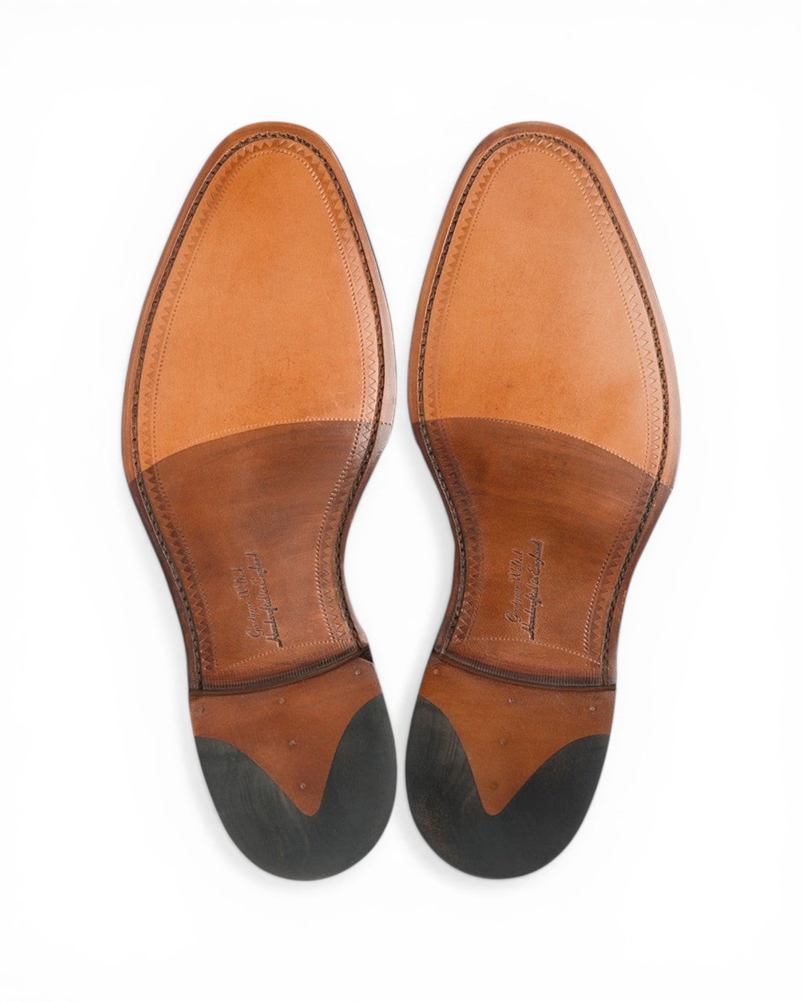 Loake Aldwych Dark Brown Oxford Shoes Sole Detail