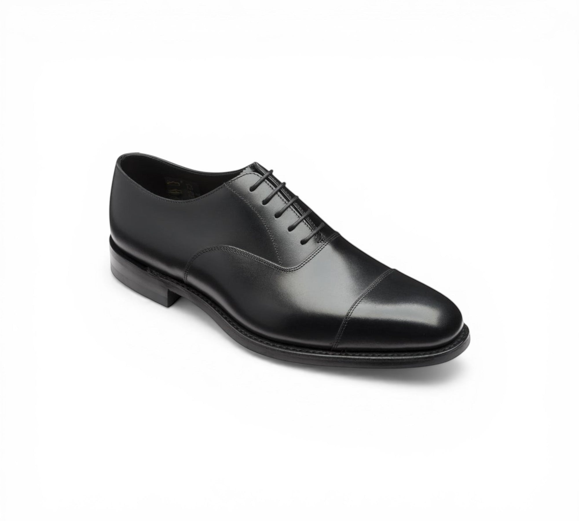 Loake Aldwych Black Oxford Shoes for Men
