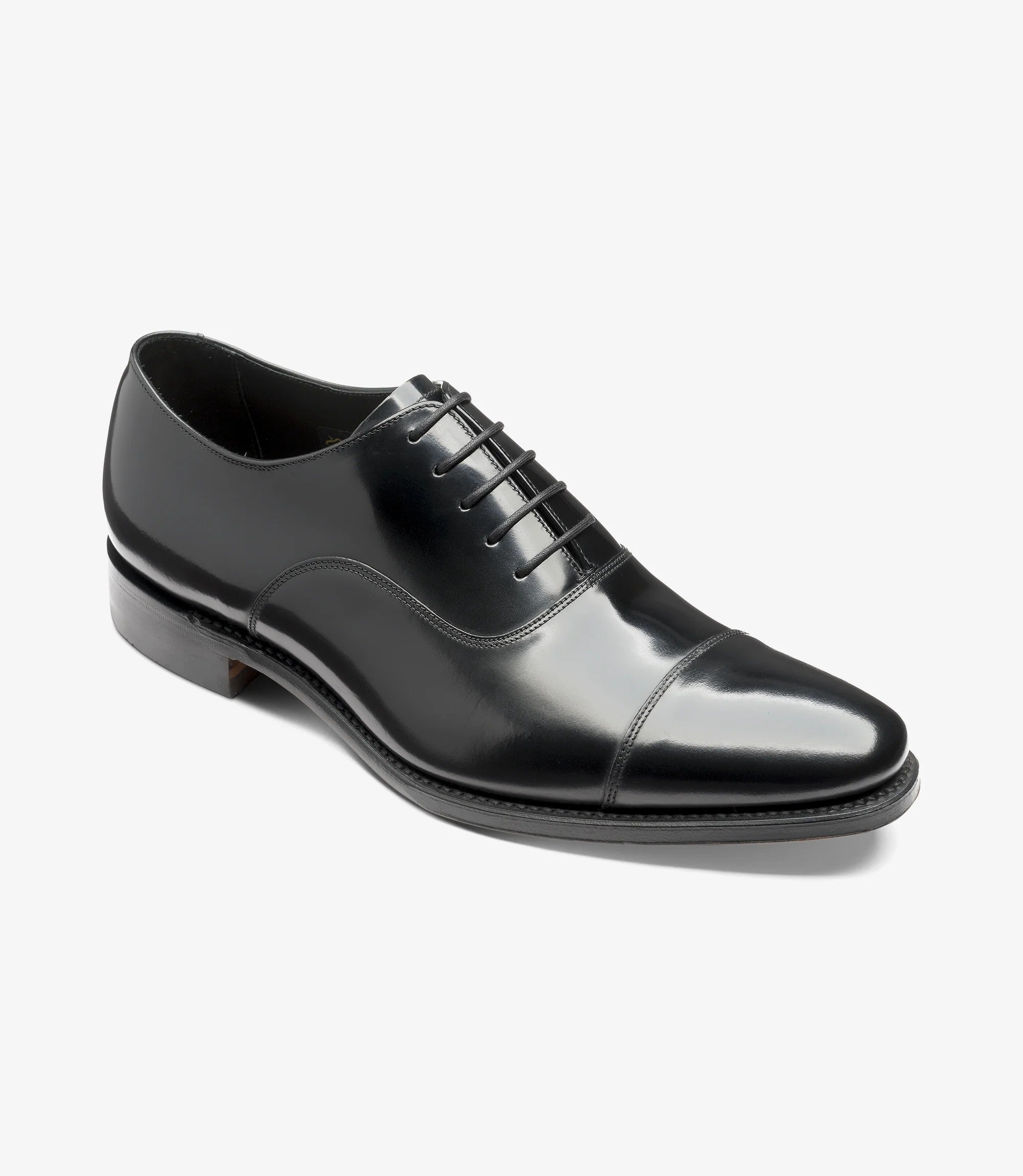 Loake Smith Black Oxford Shoes for Men
