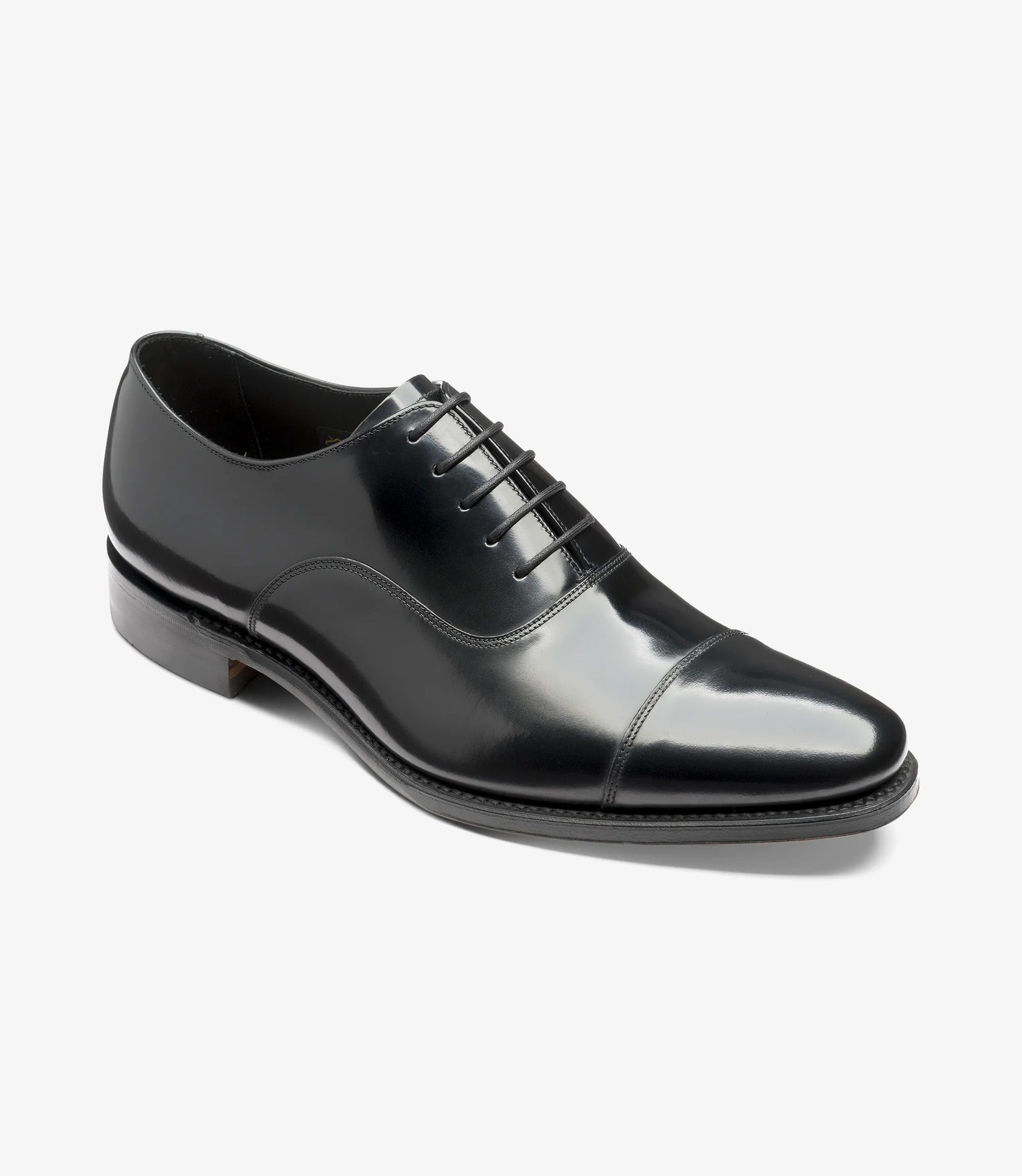 Loake Smith Black Oxford Shoes for Men