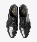 Loake Smith Black Oxford Shoes Top View