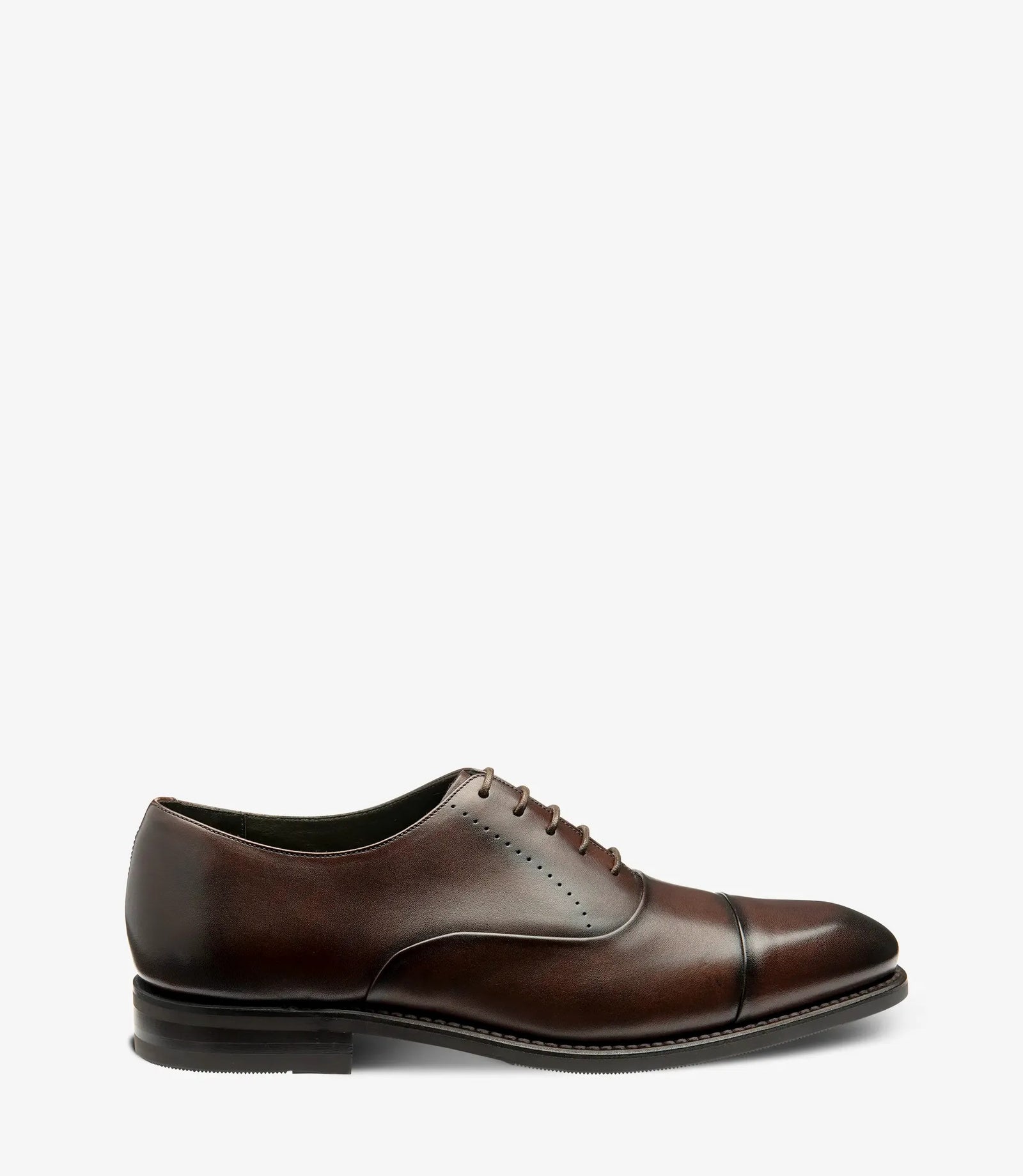 Loake Phoenix Dark Brown Toe Cap Oxford Shoes for Men