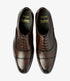 Loake Phoenix Dark Brown Toe Cap Oxford Shoes  Top View