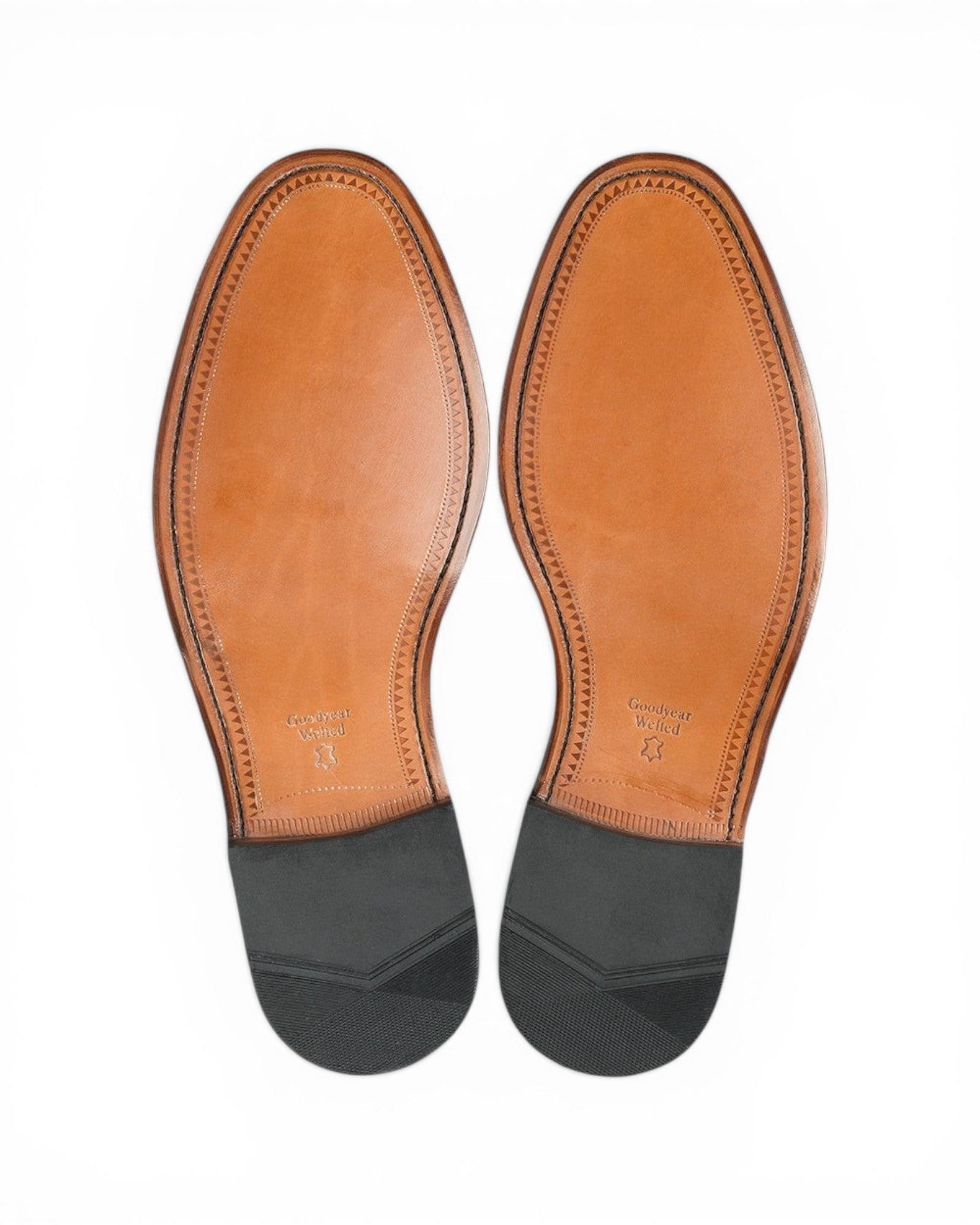 Loake Sharp Black Oxford Shoes Sole Detail | Euston Shoemakers London