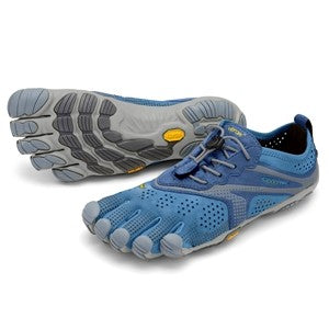 FiveFingers V-RUN Ladies Blue Blue barefoot running shoes by Vibram