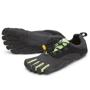 Vibram FiveFingers V-Run Retro Ladies Black Green Black barefoot running shoes