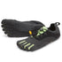 Vibram FiveFingers V-Run Retro Ladies Black Green Black barefoot running shoes