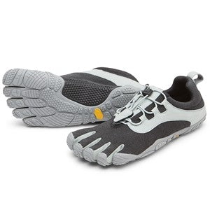 Vibram FiveFingers V-Run Retro Ladies Black Grey barefoot running shoes