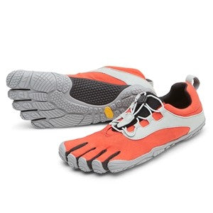 Vibram FiveFingers V-Run Retro Ladies Red Black Grey barefoot running shoes
