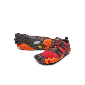 FiveFingers V-Trail Ladies Pompeiian Red Black | Women's Sneakers | Euston Shoemakers London