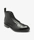 Loake Loxley Black Leather Brogue Boots