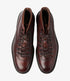 Loake Hiker Oxblood Grain Leather Boots Top View