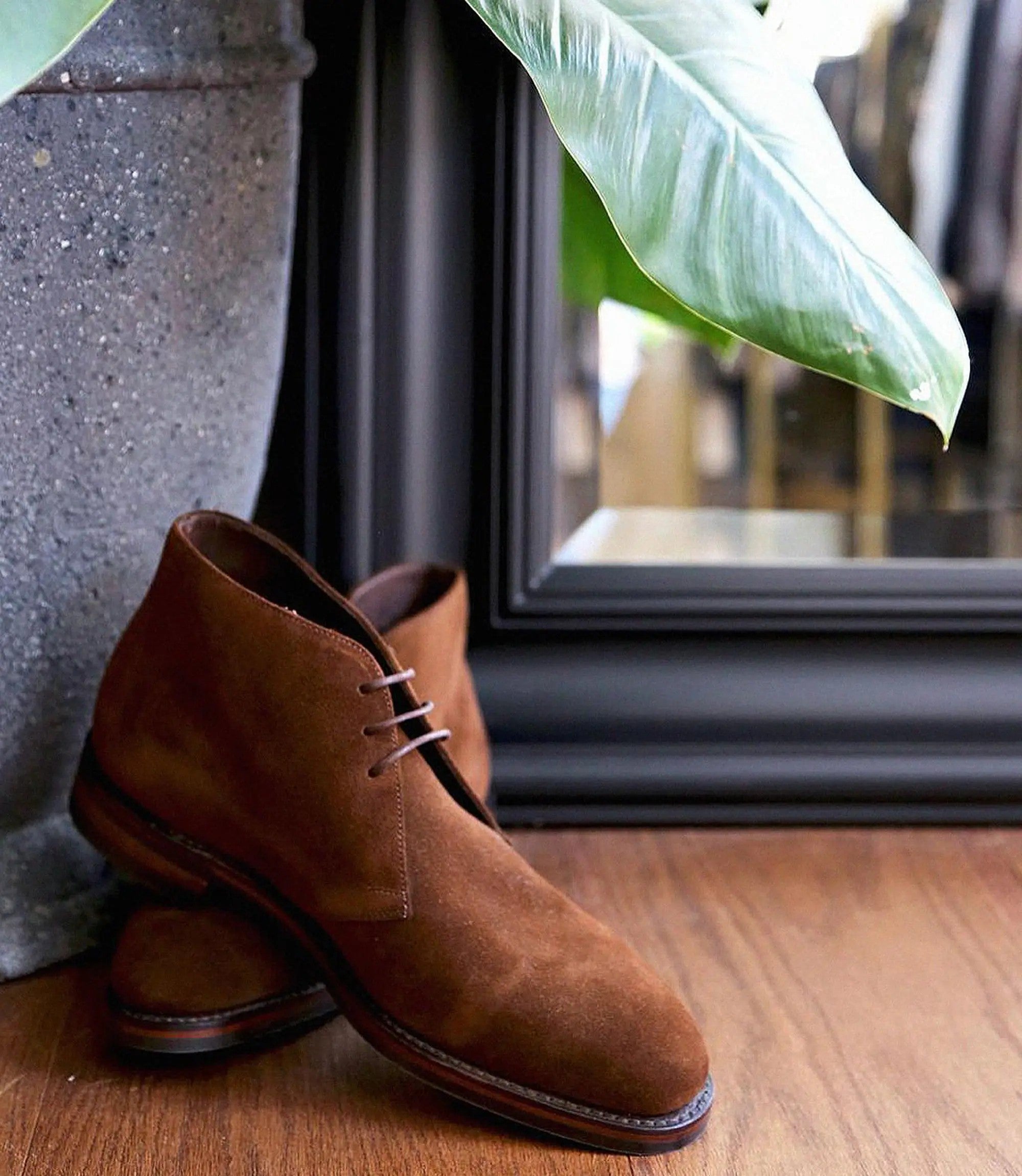 Loake Pimlico Brown Suede Chukka Boots for Men