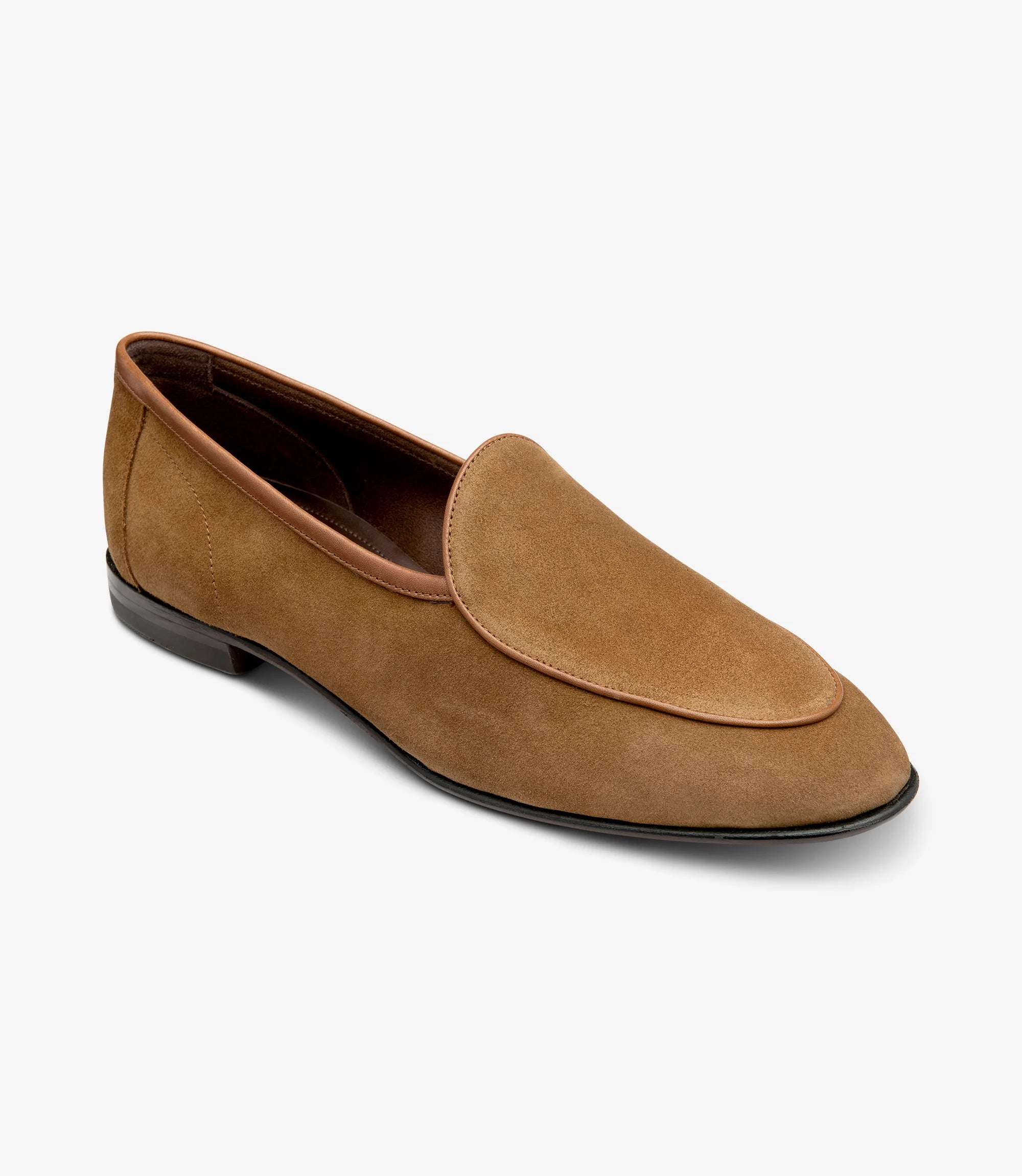 Handcrafted Loake (BELGRAVE) Chestnut Brown Suede
