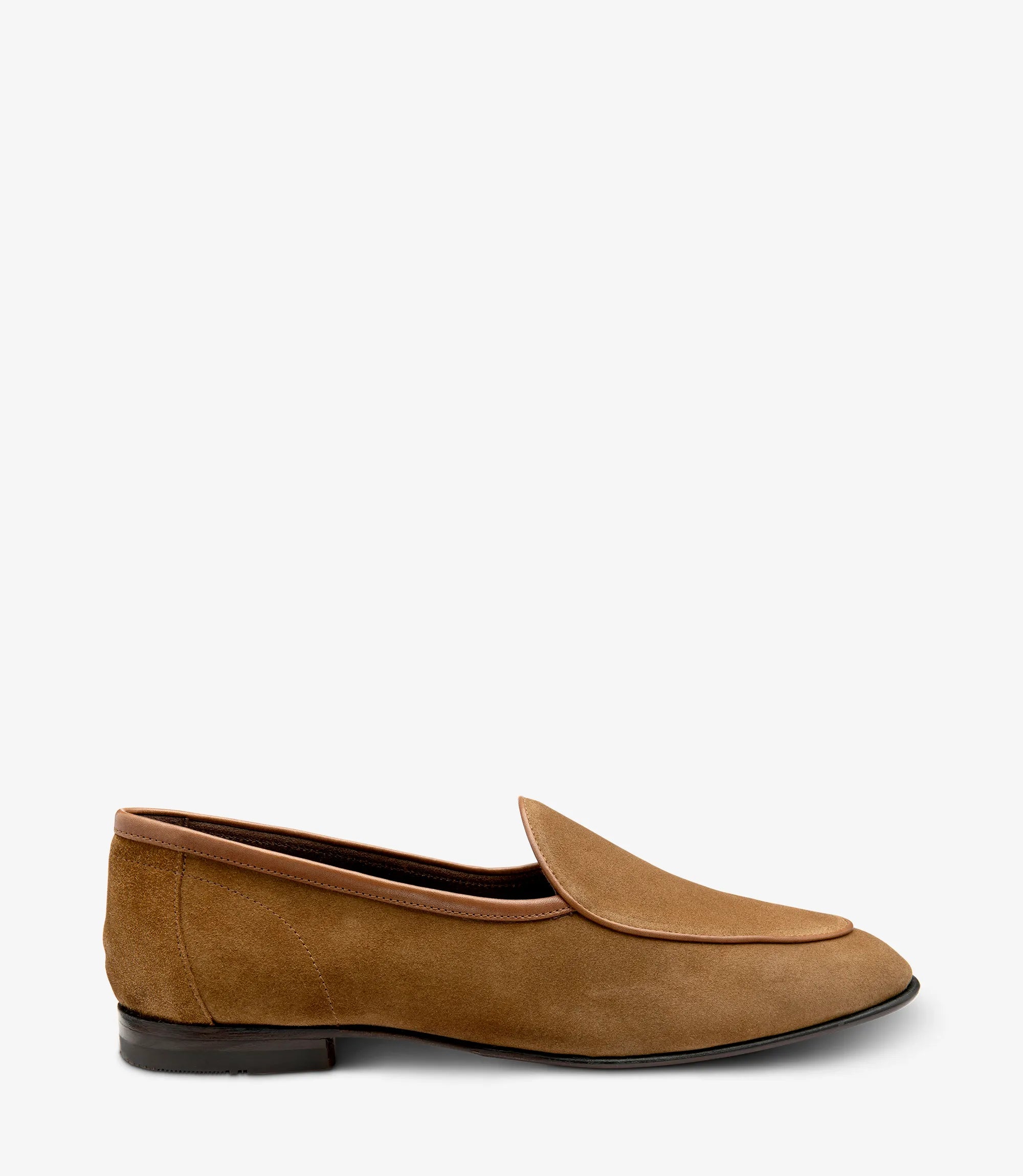 Handcrafted Loake (BELGRAVE) Chestnut Brown Suede