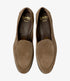 Handcrafted Loake (BELGRAVE) Flint Suede loafers