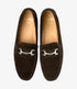 Loake Hawthorn Dark Brown Suede Driving Shoes for Men