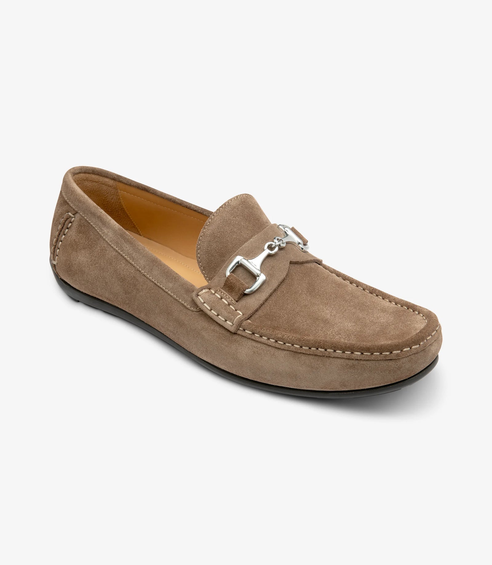 Loake Hawthorn Flint Suede Driving Shoes for Men