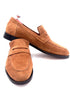 Oscar William Light Brown Suede Penny Loafers – Effortless Sophistication