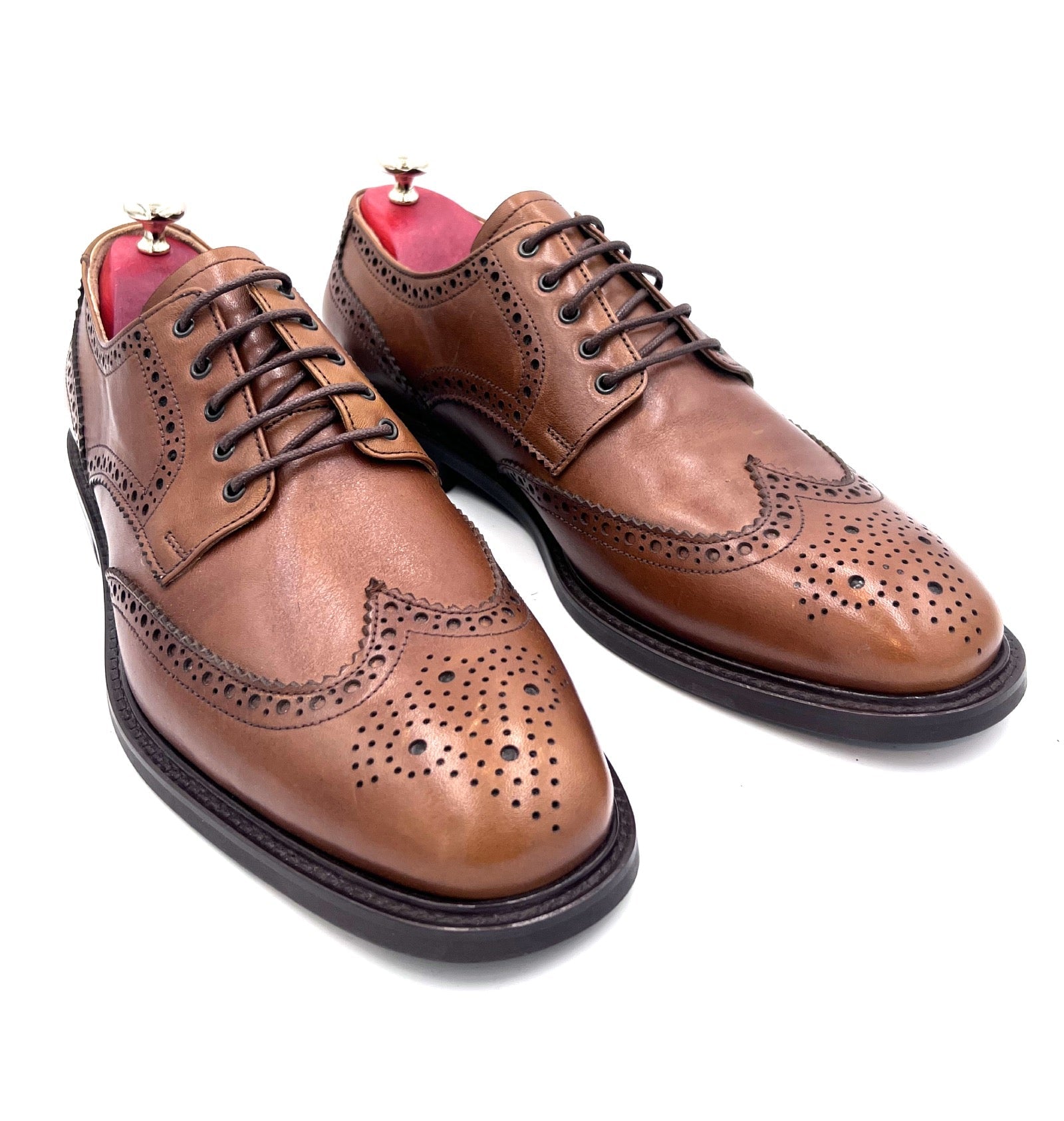 Oscar William Full Brogue Dress Shoes – Dainite Rubber Sole