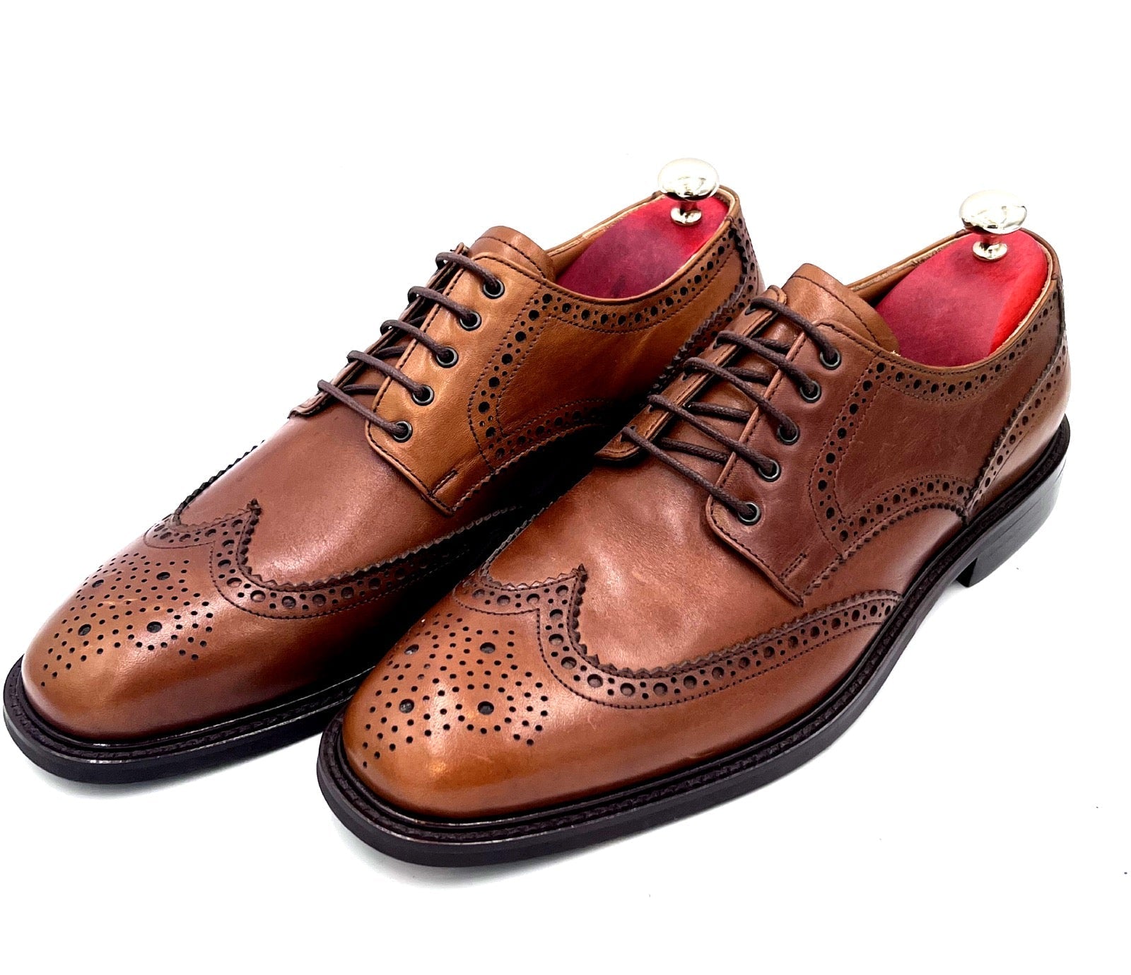 Oscar William Full Brogue Dress Shoes – Dainite Rubber Sole