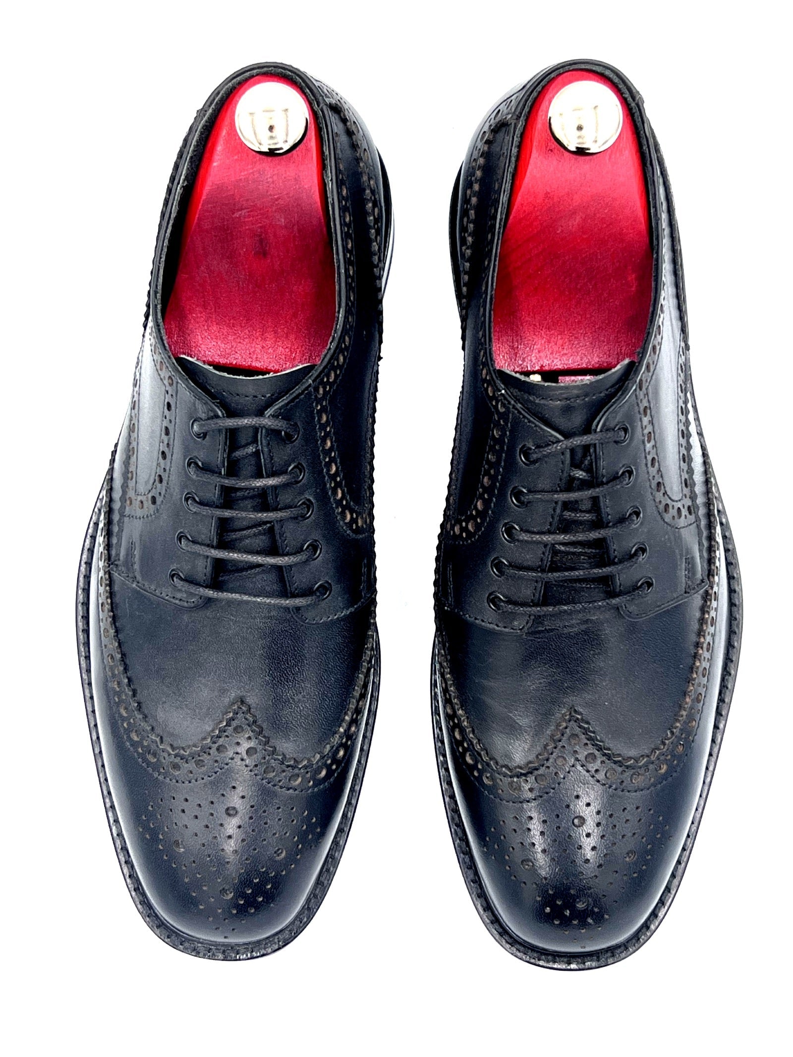 Oscar William Full Brogue Dress Shoes – Dainite Rubber Sole