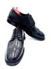 Black Full Brogue Dress Shoes with Dainite Sole | Oscar William