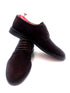 Oscar William Dark Brown Suede Derby Shoes – Leather Sole