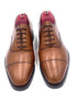 Oscar William Tan Classic Oxford Shoes for Men