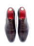 Oscar William Dark Brown Classic Oxford Shoes Top View