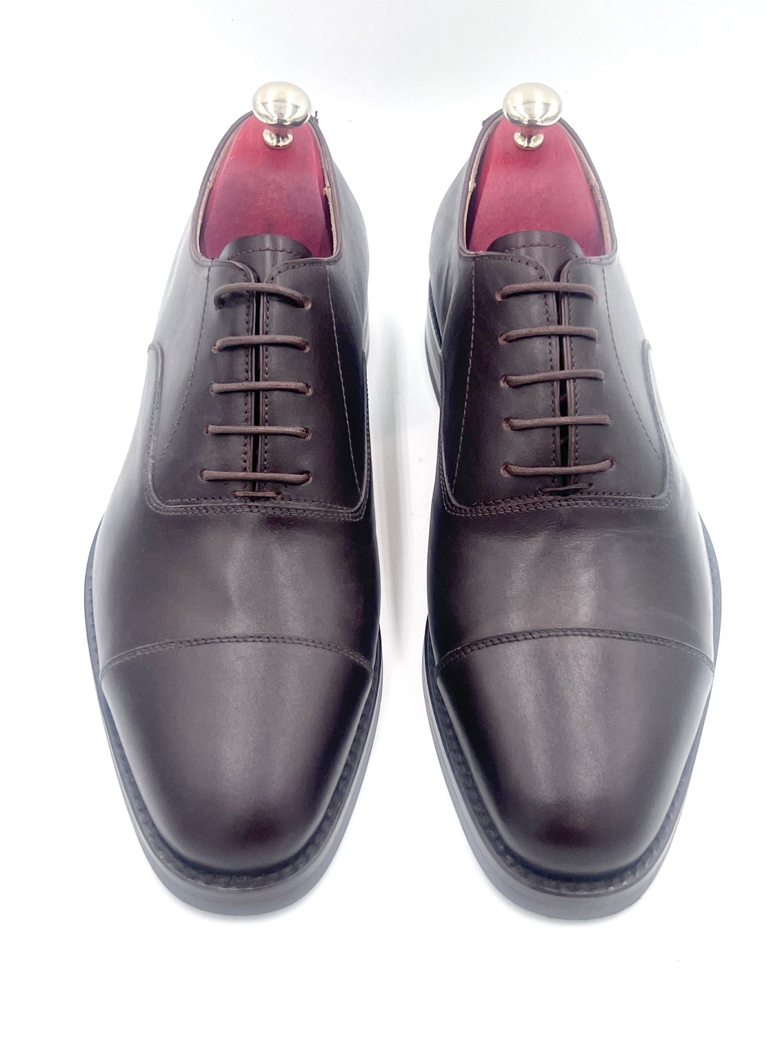 Oscar William Dark Brown Classic Oxford Shoes for Men