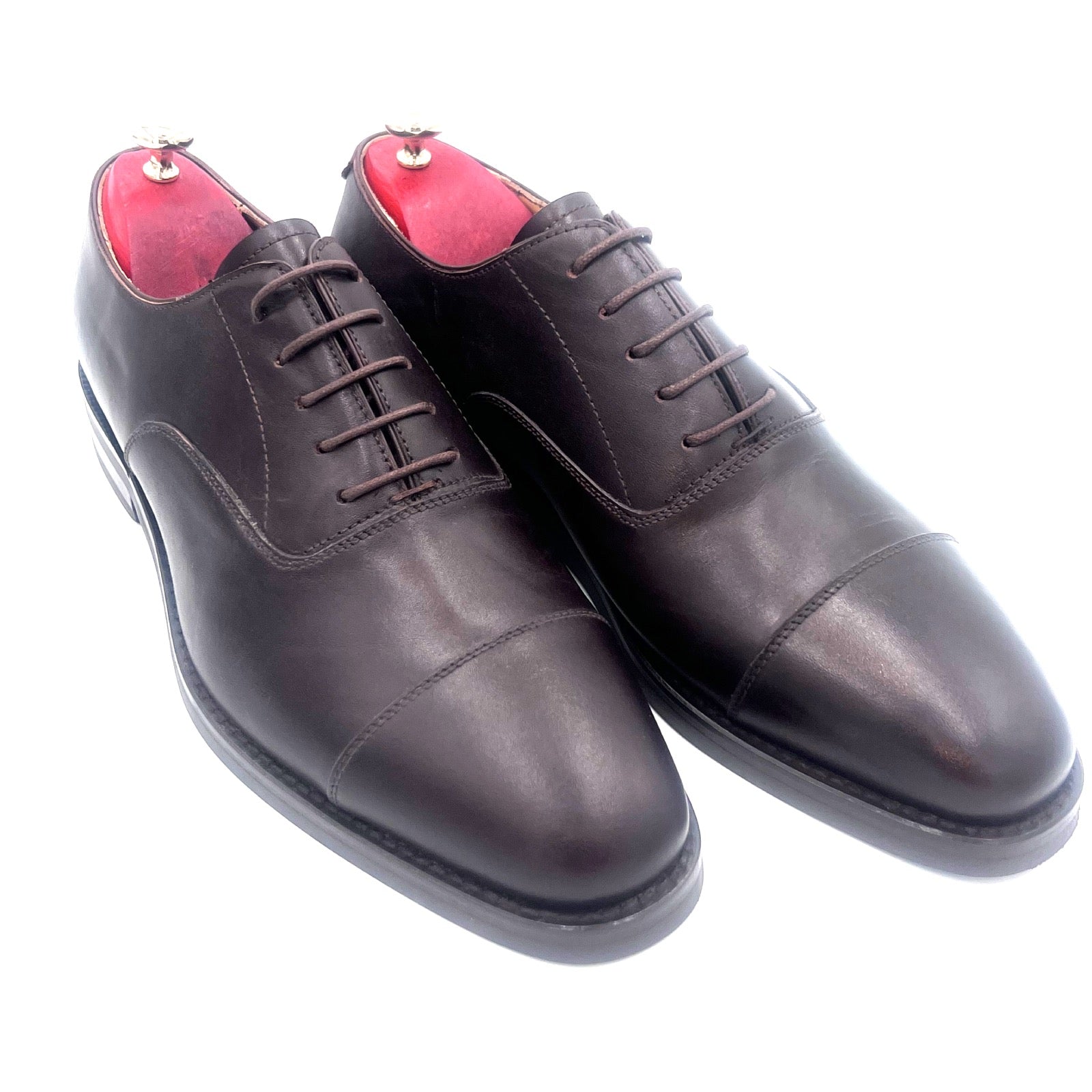 Oscar William Dark Brown Classic Oxford Shoes for Men