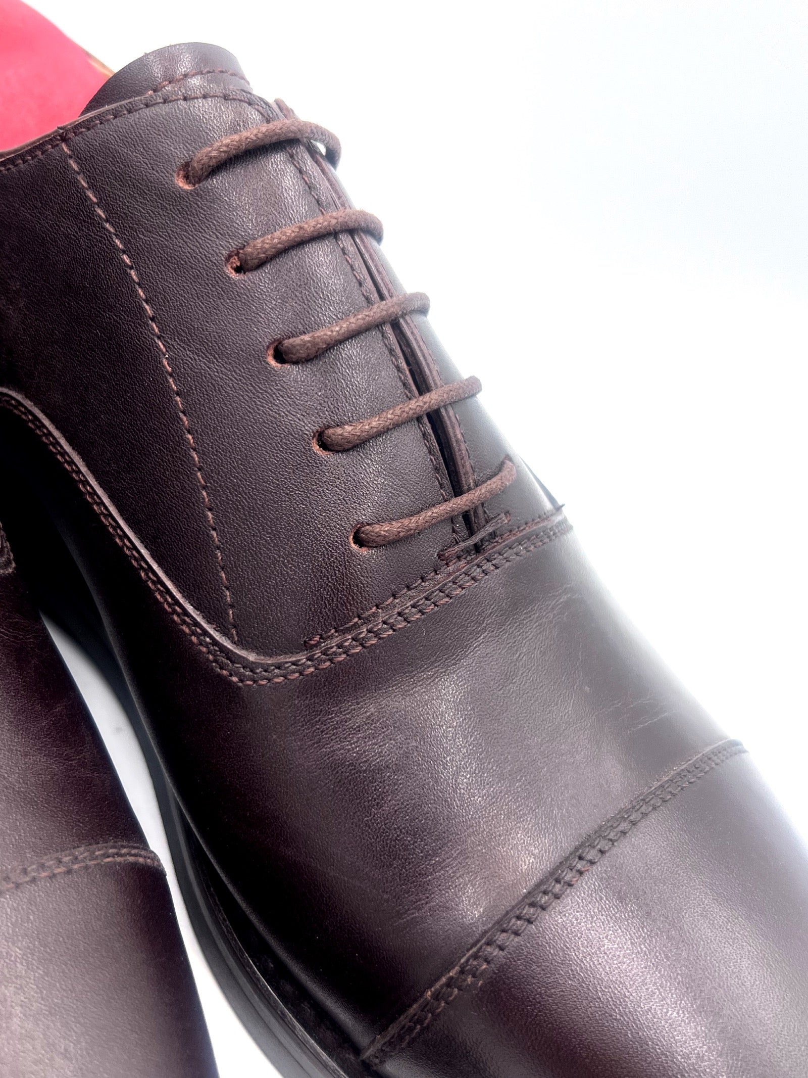 Oscar William Dark Brown Classic Oxford Shoes for Men