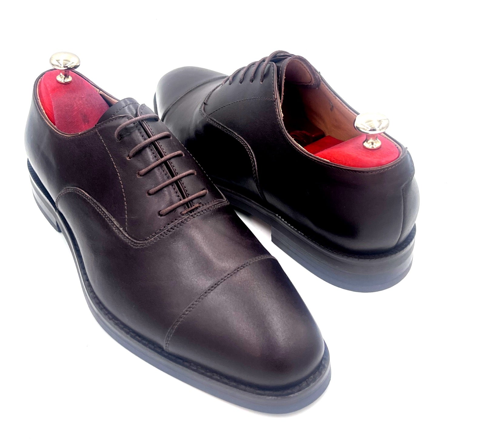 Oscar William Dark Brown Classic Oxford Shoes for Men